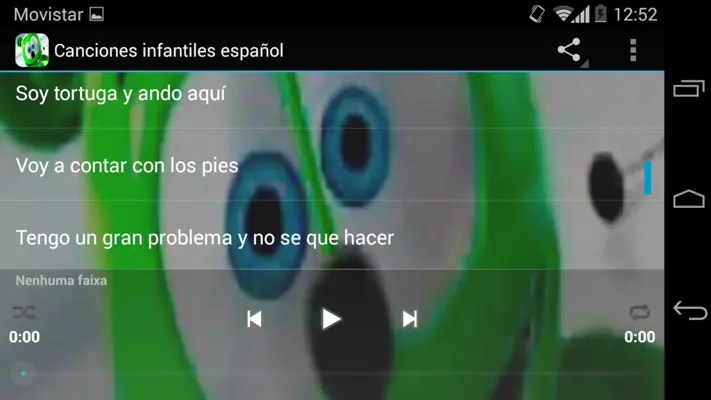 Canciones infantiles español android App screenshot 1